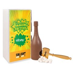 Smash Chocolate With Champagne Bubbles