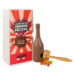 Smash Chocolate With Gummy Bears