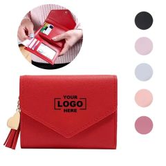 Snap-Closure Multi-Card Slot Ladies Wallet