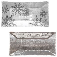 Snowflake Metal Display Tray