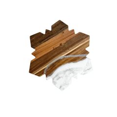 Snowflake Shaped Charcuterie Board