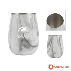 Snowfox 13.5 Oz Vacuum Insulated Marble Finish Pinot No