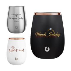 Snowfox 13 Oz Stemless Wine Glass