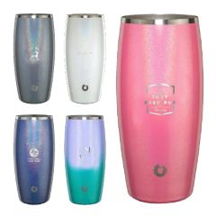 Snowfox 18 Oz Shimmer Beer Glass, Laser, Standard