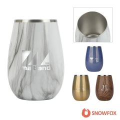 Snowfox 8 Oz Vacuum Insulated Sauvignon Blanc Wine Glass