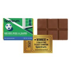 Soccer 1 Oz Custom Wrapper Bars