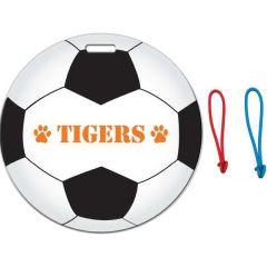 Soccer Ball Shaped Luggage Tag