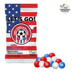 Soccer M&m's Color Choice, 1 Oz Eco-Digibag & Full Color