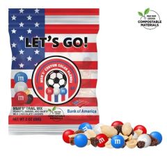 Soccer M&m's Trail Mix, 2 Oz Eco-Digibag, Full Color, Color C