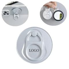 Soda-Can-Tab Magnetic Phone Grip With Mirror