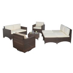 Sofa, Arm Chair, Ottoman, Swivel Chair & Coffee Table