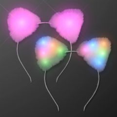 Soft Cat Ears Light Up Headbands