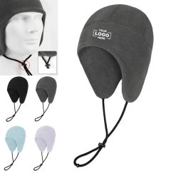 Soft Polar Fleece Aviator Cap