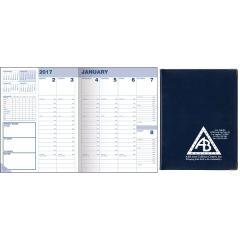 Softtouch Sewn Diary With Metal Corners