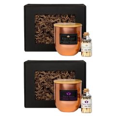 Soho 8 Oz Candle With Matches Set