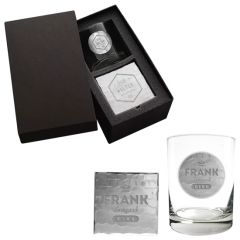 Soho Single Rocks and Square Coaster Set