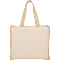 Sol Recycled Cotton & Jute Shopper Tote