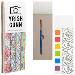 Solna FSC Paper Watercolor Brush & Paint Set