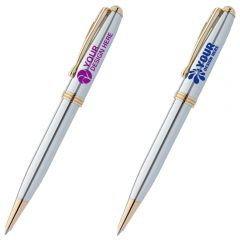 Souvenir Worthington Chrome Ballpoint Pen