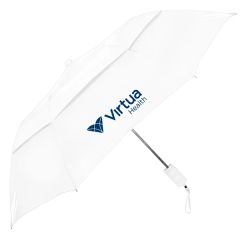 Stromberg Special Offer On White Vented Windproof Folding Umbrella