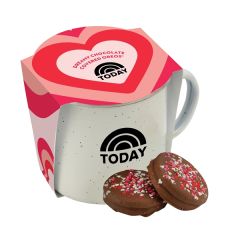 Speckled Camping Mug Belgian Chocolate Covered Oreosa
