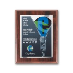 Spectraprint Plaque - Walnut Silver