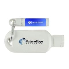 SPF 30 Sunscreen 1 Oz Tottle With Carabiner Clip Balm