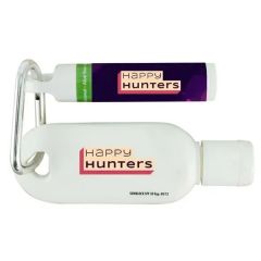 Spf 30 Sunscreen 2 Oz Tottle With Carabiner + Clip Balm