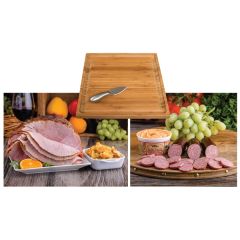 Spiral Ham & Sausage Platter W/Au Gratin Potatoes