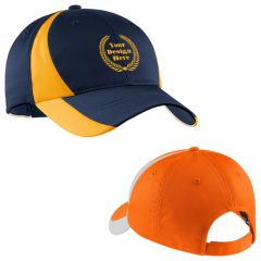 Sport-Tek Dry Zone Nylon Colorblock Cap.