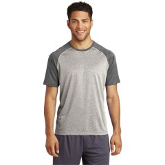 Sport-Tek Heather-On-Heather Contender Tee.