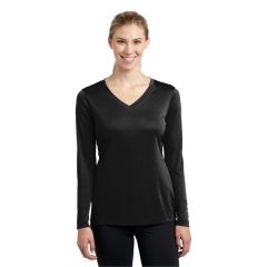 Sport-Tek Ladies Long Sleeve Posicharge Competitor V-Neck...