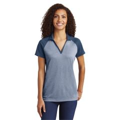 Sport-Tek Ladies Posicharge Racermesh Raglan Heather Bloc...