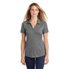 Sport-Tek Ladies Posicharge Tri-Blend Wicking Polo.