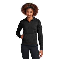 Sport-Tek Ladies Sport-Wick Stretch 1/2-Zip Hoodie