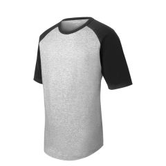 Sport-Tek Short Sleeve Colorblock Raglan Jersey.