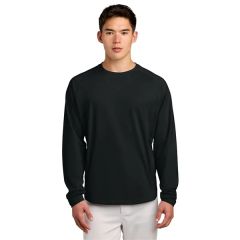 Sport-Tek Sport-Wick Stretch Pocketed Crewneck