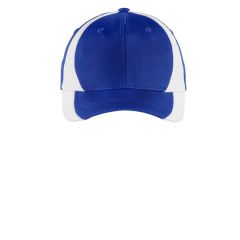 Sport-Tek Youth Dry Zone Nylon Colorblock Cap.