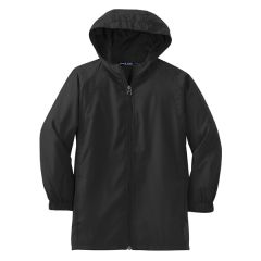 Sport-Tek Youth Hooded Raglan Jacket.