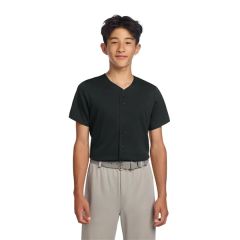 Sport-Tek Youth Posicharge Tough Mesh Full-Button Jersey