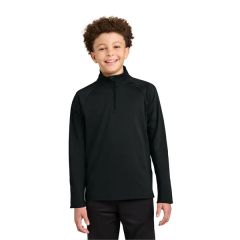 Sport-Tek Youth Sport-Wick Stretch 1/4-Zip Pullover
