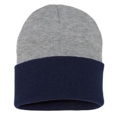 Sportsman 12 Inch Color Blocked Cuffed Beanie