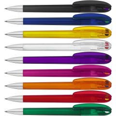 Spot Transparent Si Plunger-Action Pen