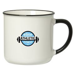 Spring 350 Ml. (12 Oz.) Mug With Coloured Rim/Handle