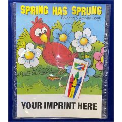 Spring Has Sprung Coloring And Activity Book Fun Pack
