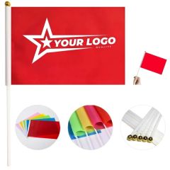 Spring Outdoor Garden Party Festive Hand-Waving Flag