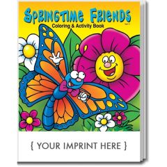 Springtime Friends Coloring And Activity Book