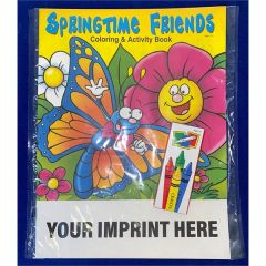 Springtime Friends Coloring And Activity Book Fun Pack