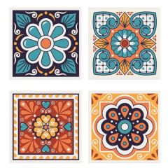 Square Absorbent Ceramic Coaster