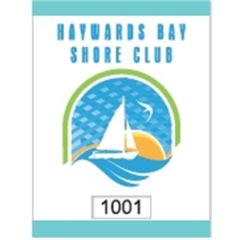 Square Cut Gloss Consecutive Number and Barcode Labels